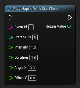 Play Haptic With StartTime